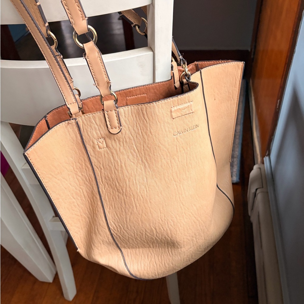 Calvin Klein Satchel 100% Leather